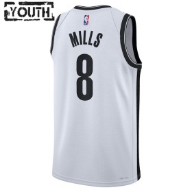 NBA Brooklyn Nets Trikot Patty Mills 8 Nike 2022-23 Association Edition Weiß Swingman - Kinder